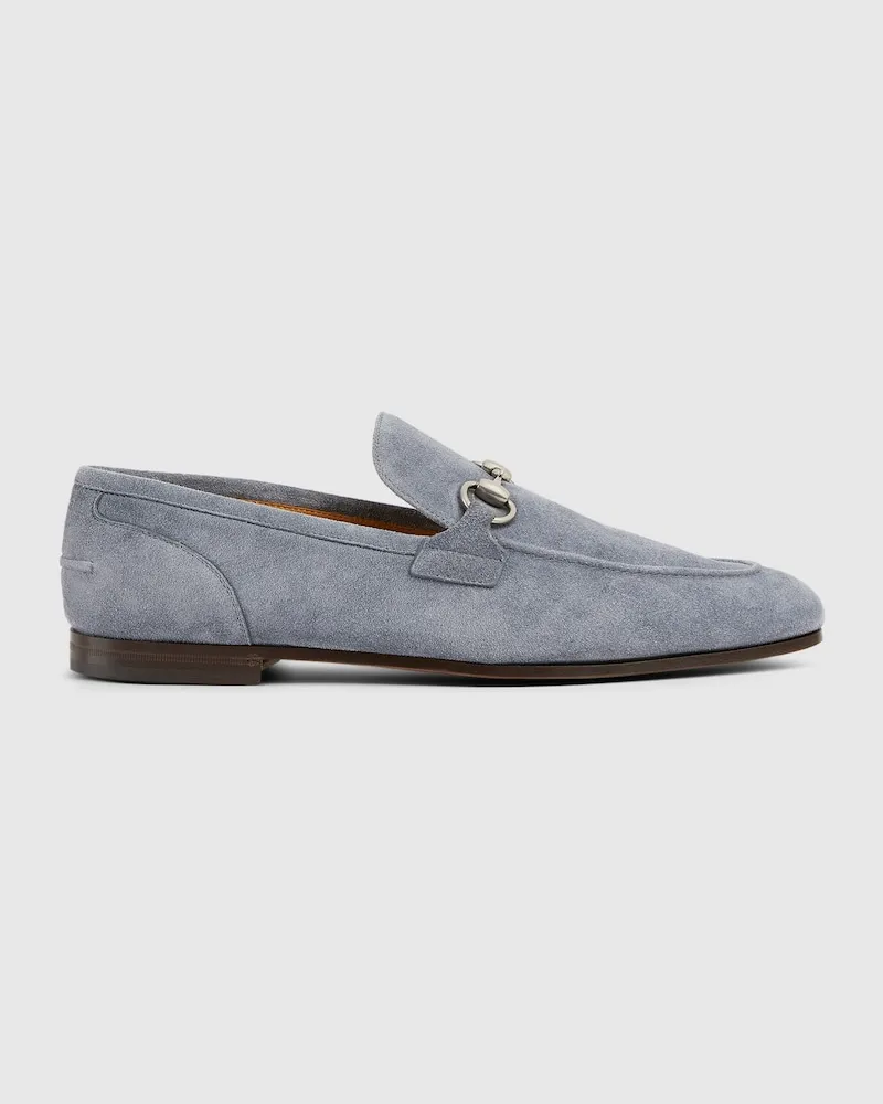 Gucci Jordaan Herrenloafer, Größe Grau