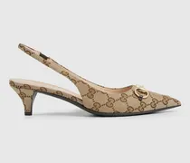 Damenpumps Mit Fersenriemchen Und Horsebit, Größe