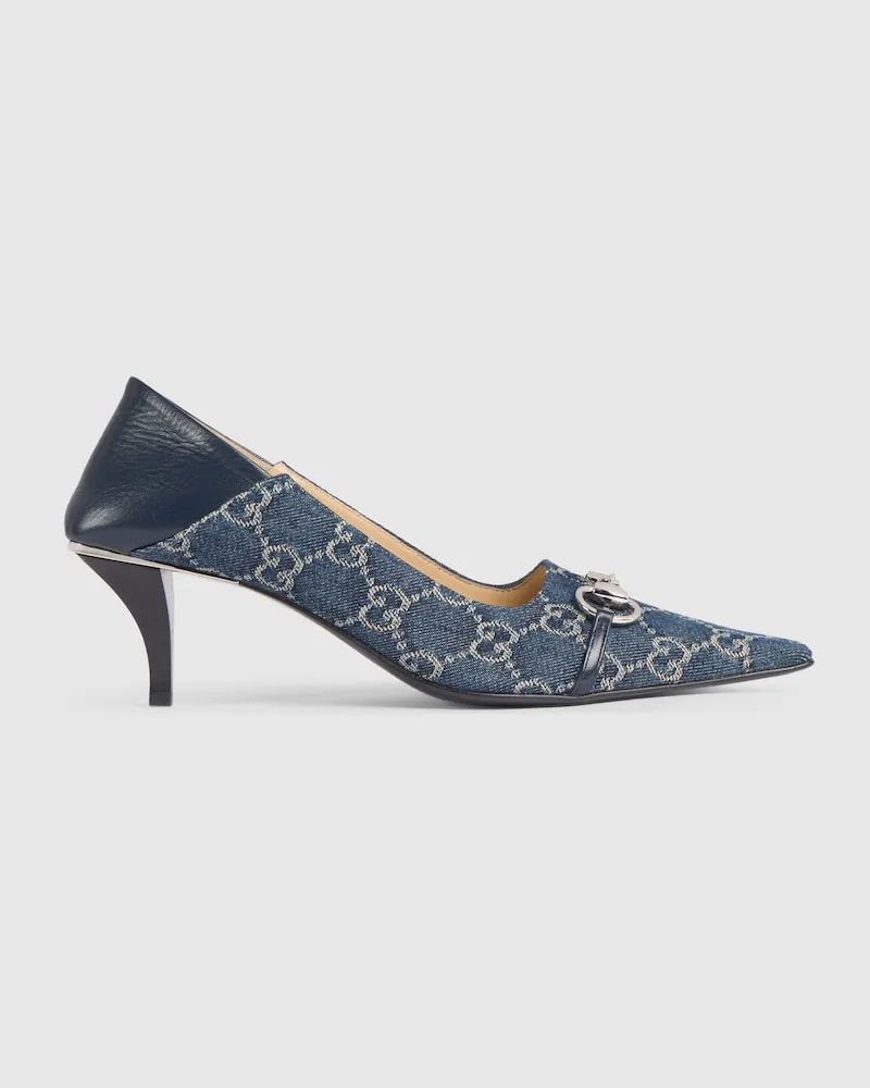 Gucci Vittoria Damenpumps Blau