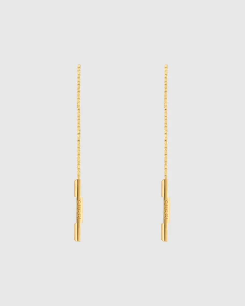 Gucci Link To Love Kettenohrringe Mit „" Stabanhänger Undefined