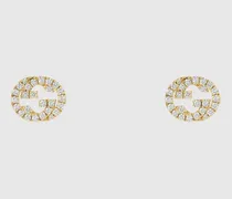 Interlocking Ohrstecker Diamant 18k Gold
