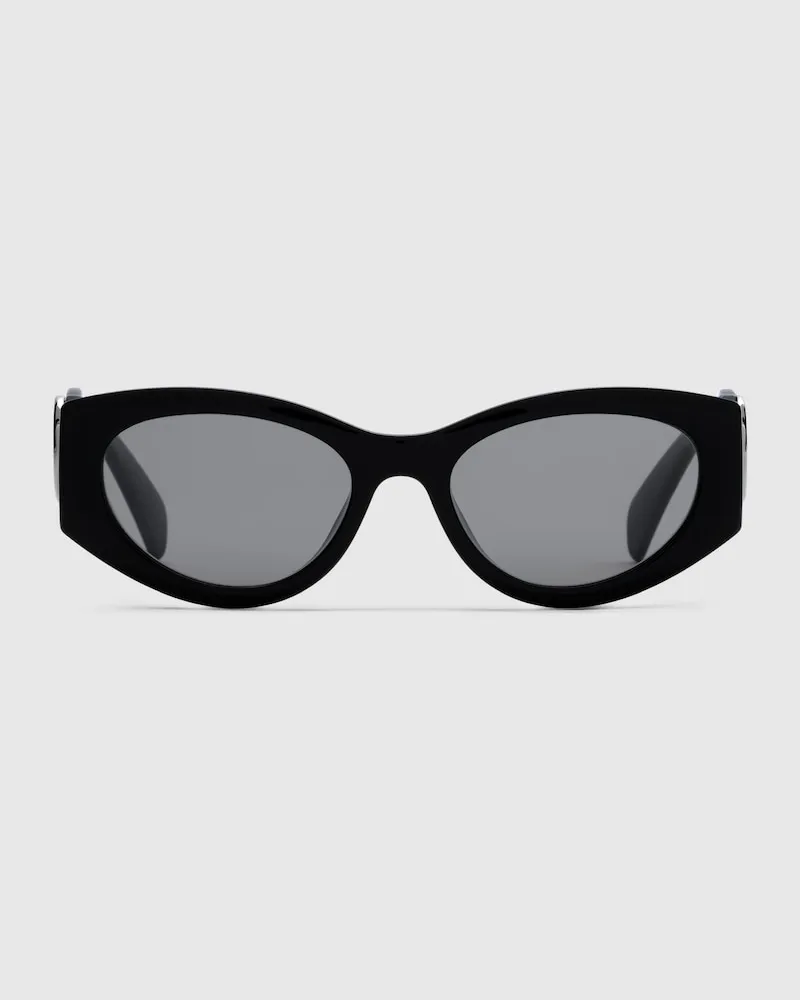 Gucci Sonnenbrille In Katzenaugenform Schwarz