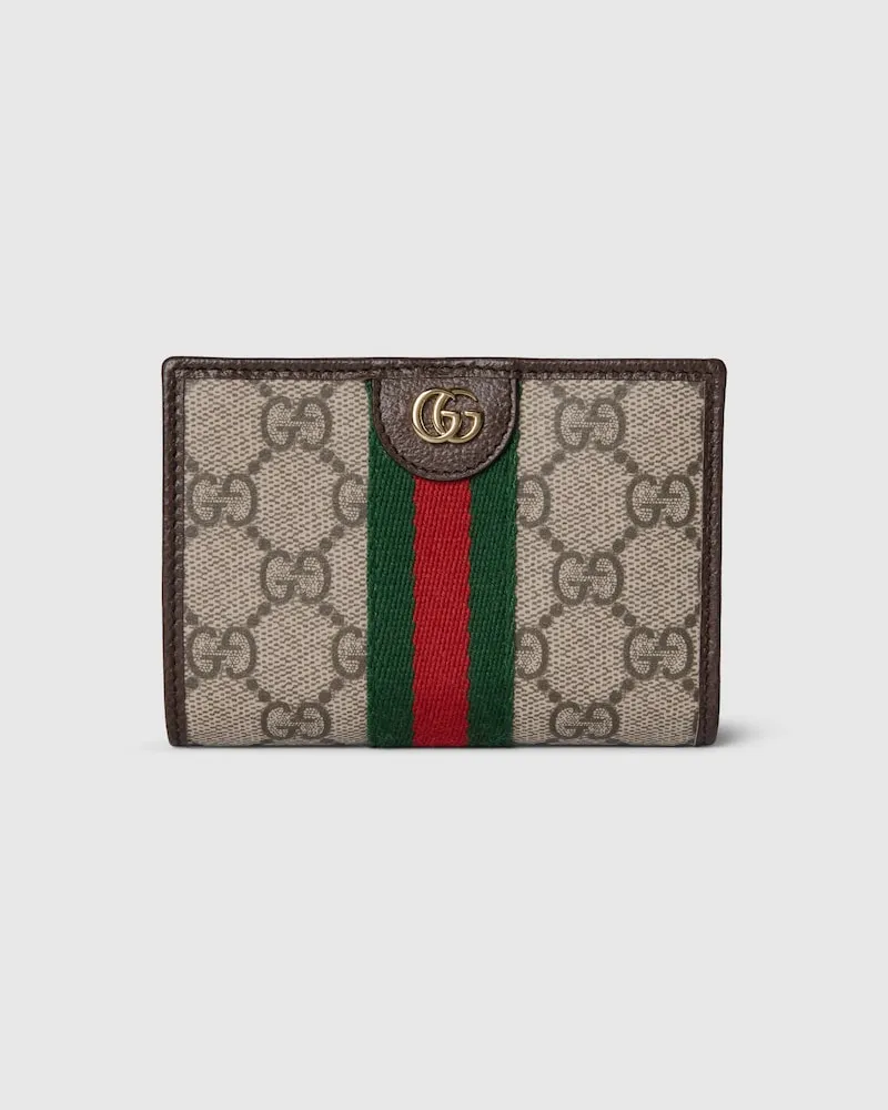 Gucci Kleine Ophidia Brieftasche Beige