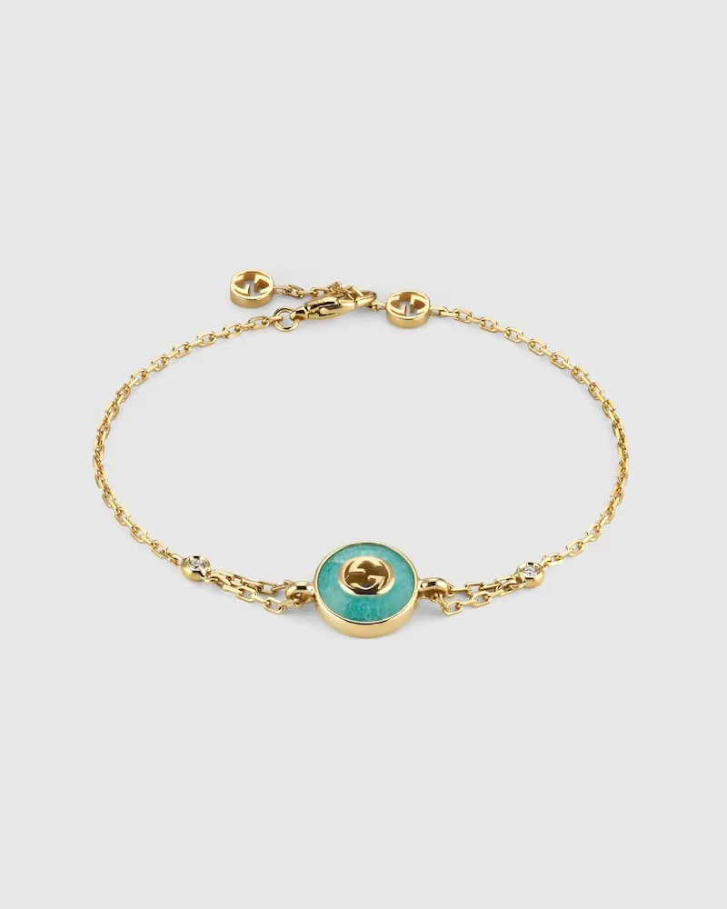 Gucci Interlocking Kettenarmband 18 Karat Undefined
