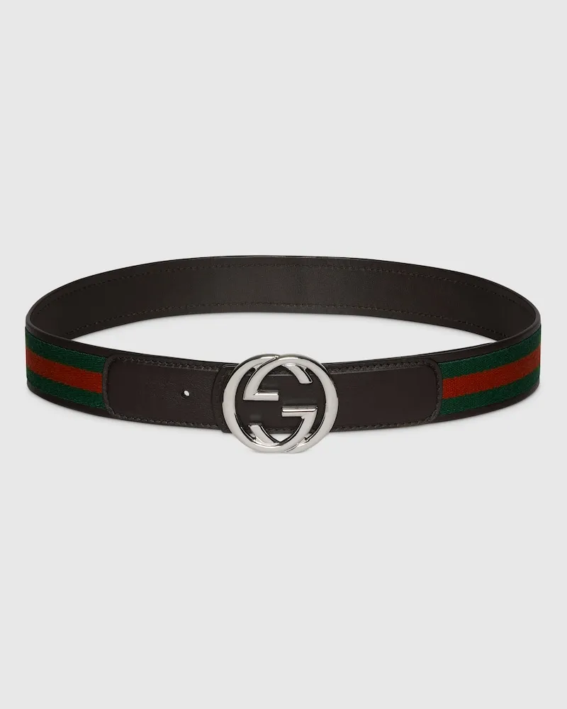 Gucci Ceinture Réversible Avec Boucle GG, Taille 95 Marron