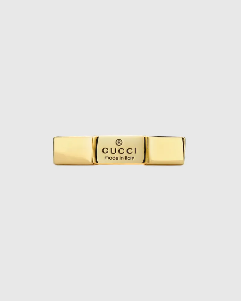 Gucci Trademark Eckiger Ring Undefined