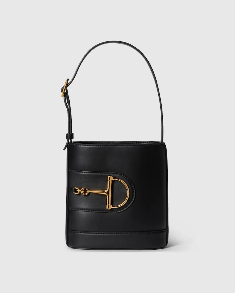 Gucci Kleine 73 Bucket Bag Schwarz