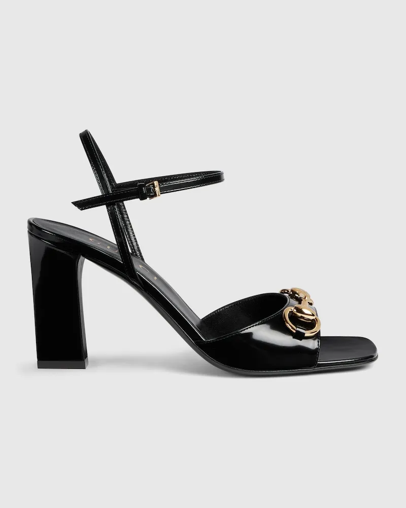 Gucci Signora Damensandale, Größe Schwarz