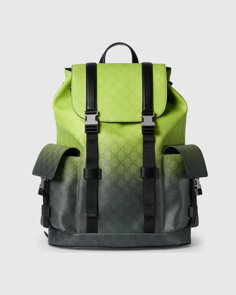 Gucci Großer Chroma Rucksack Grün