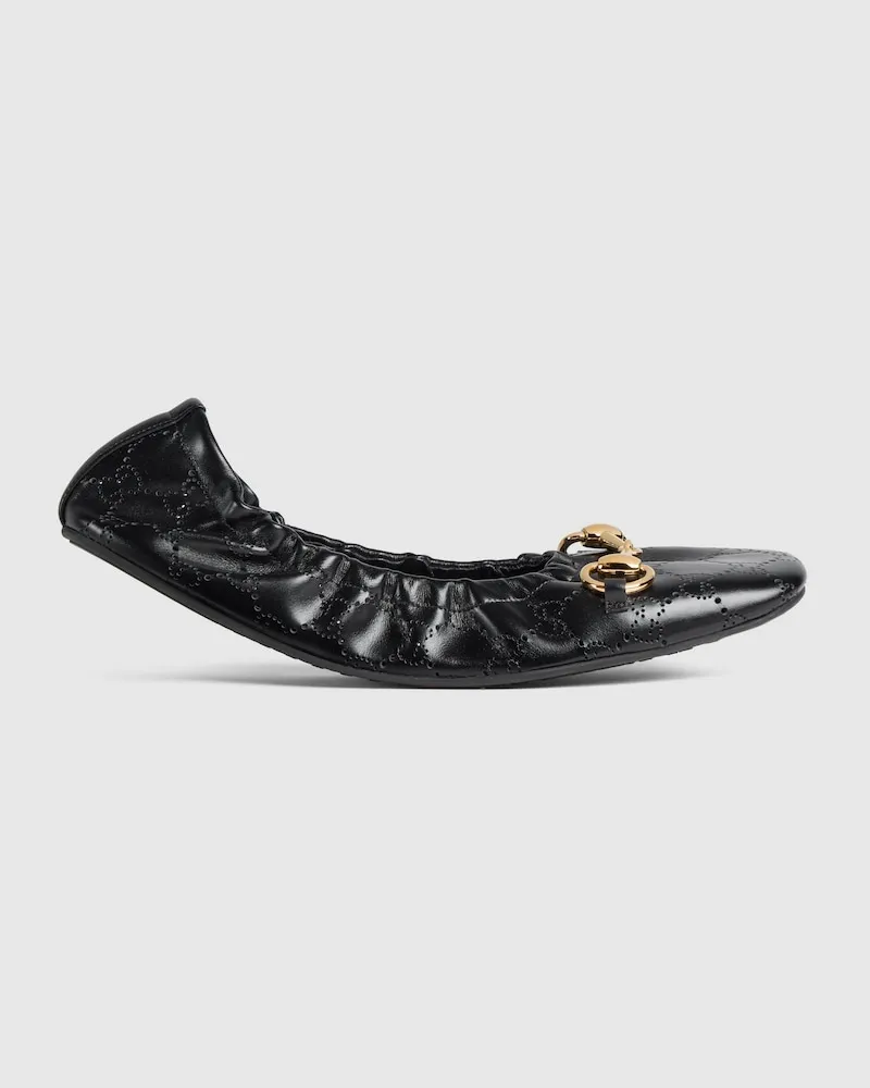 Gucci Damen Prima Ballerina Schwarz
