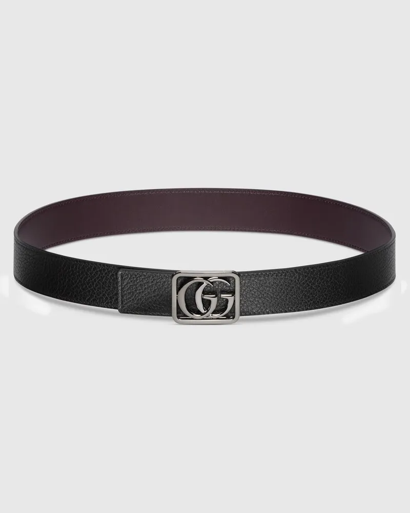 Gucci Ceinture Réversible GG Marmont, Taille 95 Noir