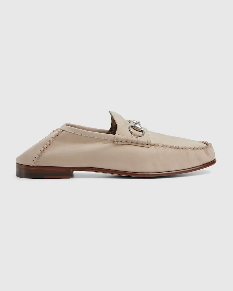 Gucci Gigi Herrenloafer, Größe Nude