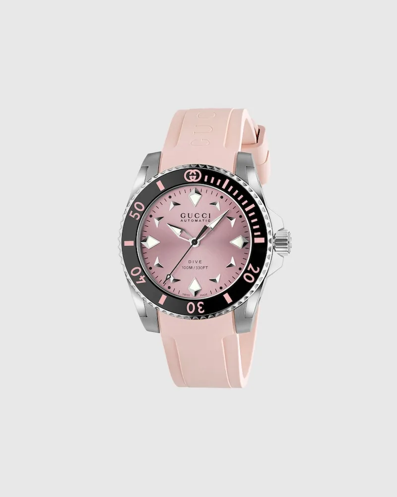Gucci Dive Uhr, 36 mm Pink