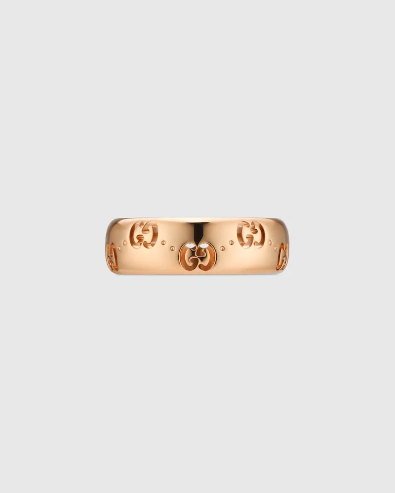 Gucci Schmaler Icon GG Ring 18 Karat Undefined