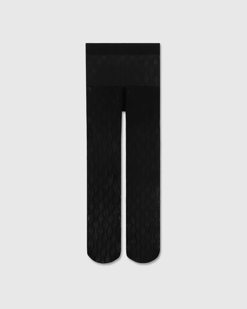 Gucci Strumpfhose aus GG Nylon, Größe Schwarz