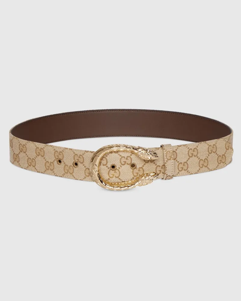Gucci Dionysus Breiter Gürtel, Größe 95 Beige