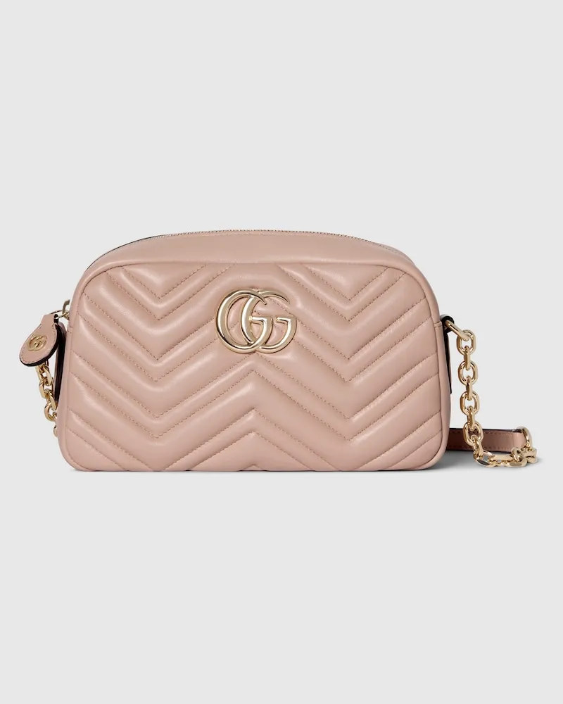 Gucci Kleine GG Marmont Kameratasche Beige