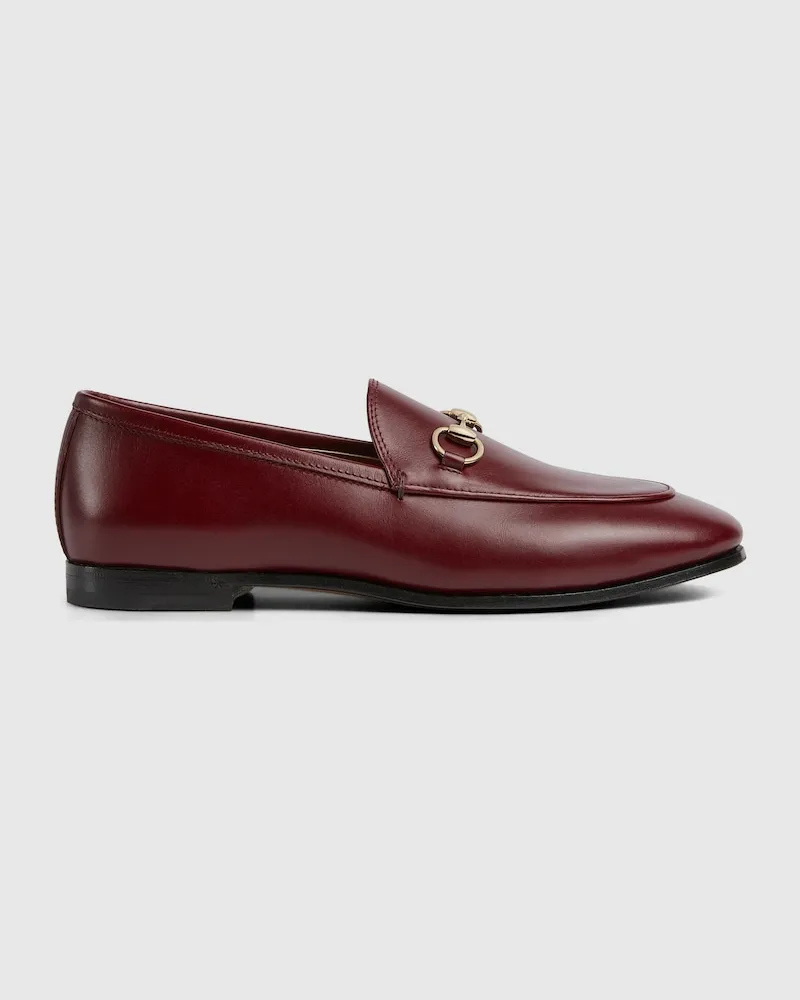 Gucci Mocassins Jordaan Pour Femme, Taille Bordeaux