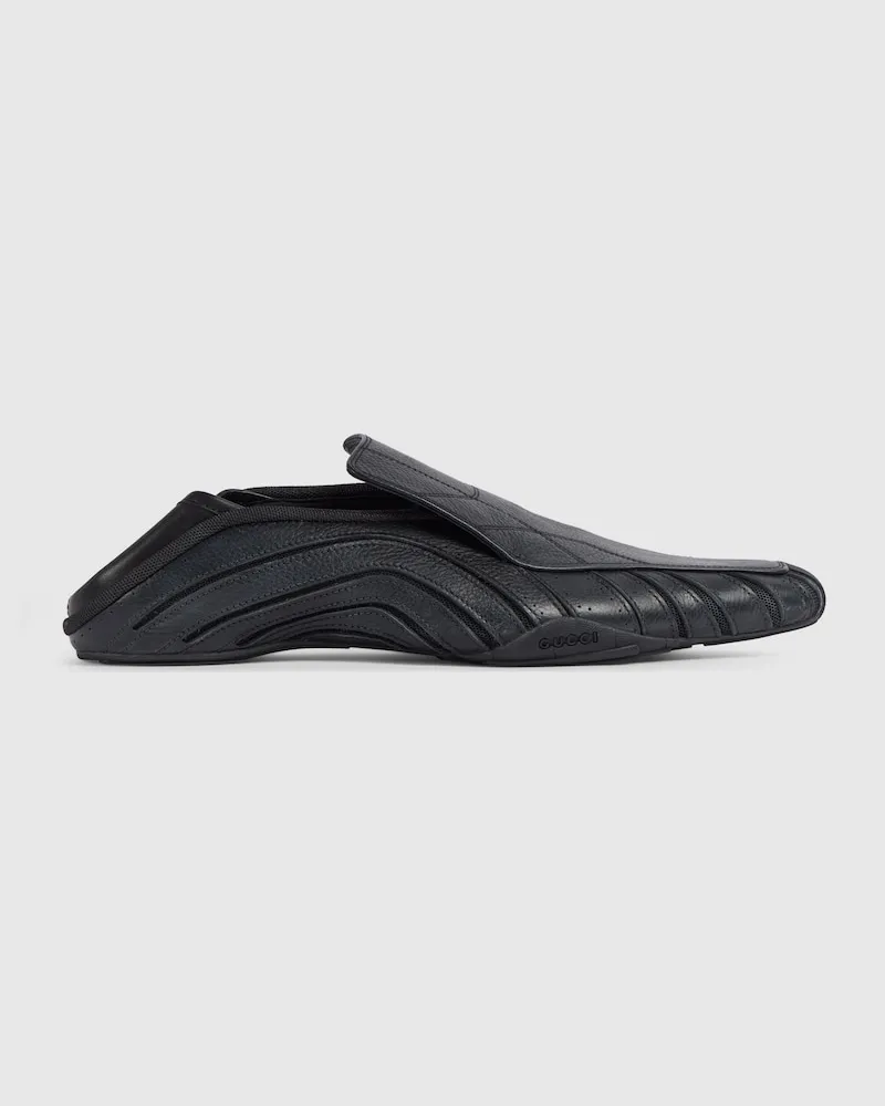 Gucci Slip-on-Herrensneaker Schwarz
