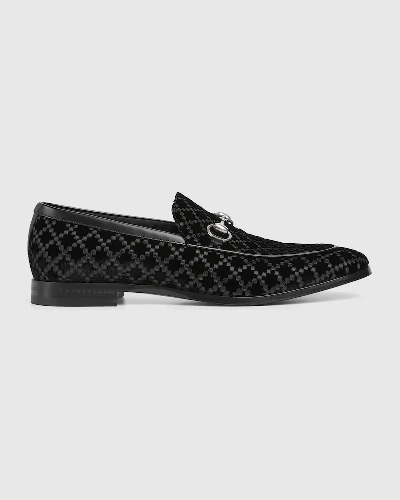 Gucci Herrenloafer Mit Horsebit, Größe Schwarz