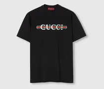 T-Shirt aus Baumwolljersey Mit Print, Größe