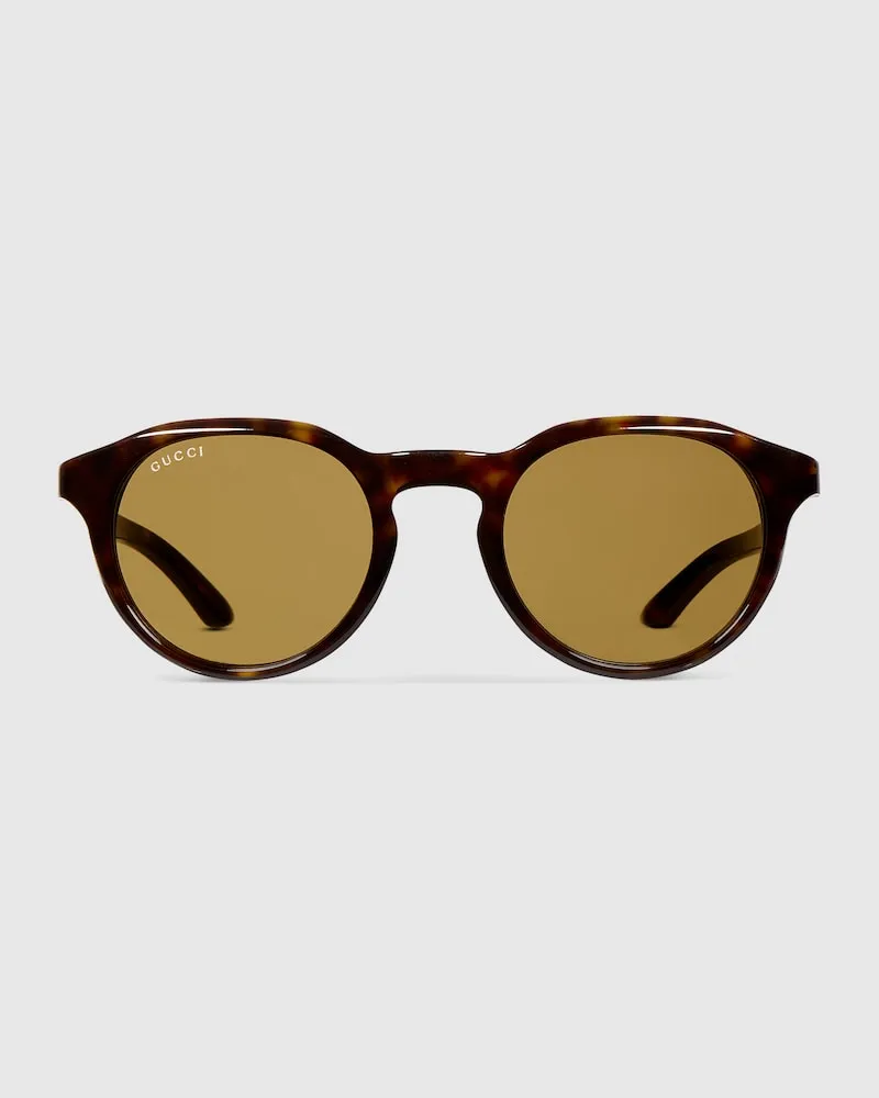 Gucci Sonnenbrille Mit Rundem Rahmen Braun