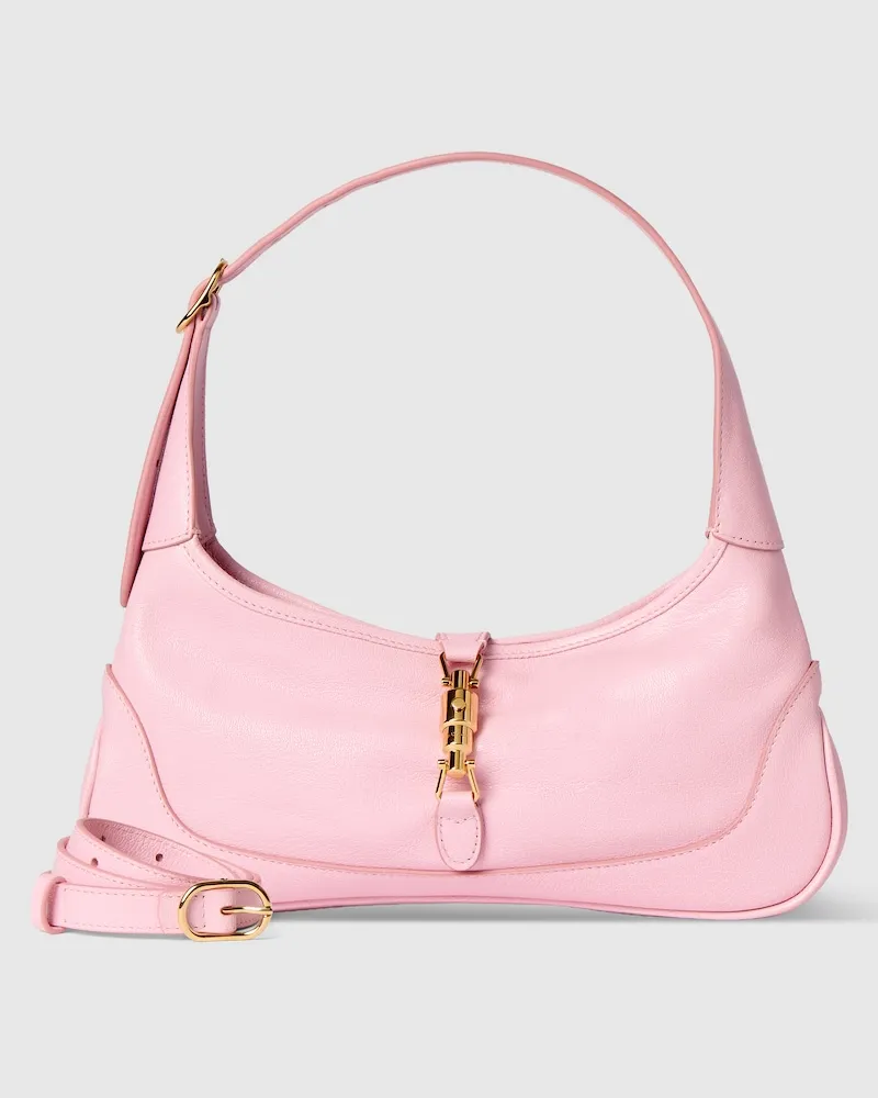 Gucci Mittelgroße Jackie Slim Schultertasche Pink