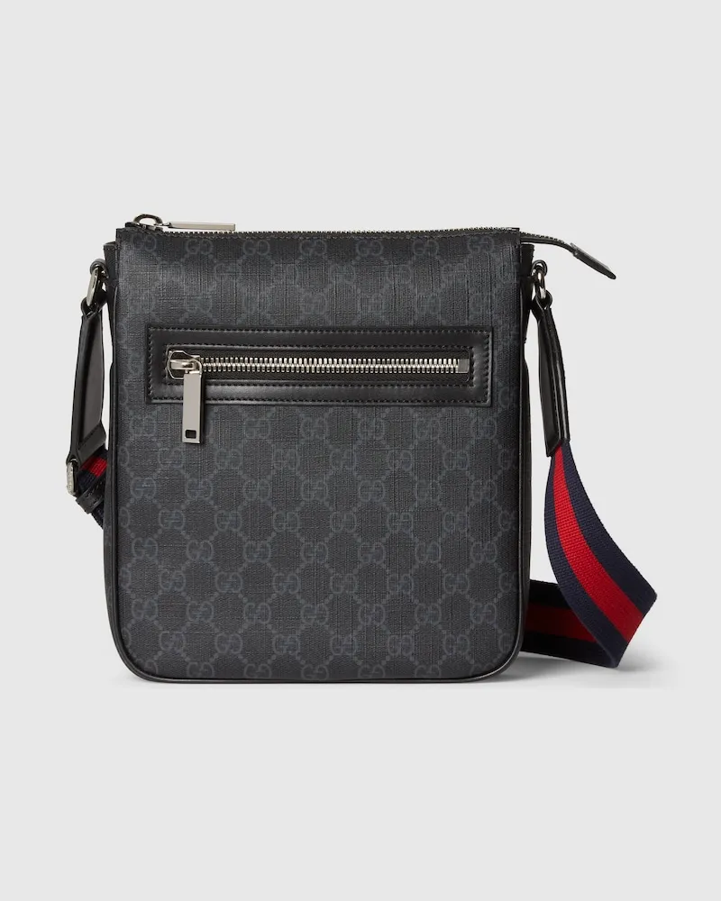Gucci Kleine GG Black Messengertasche Schwarz