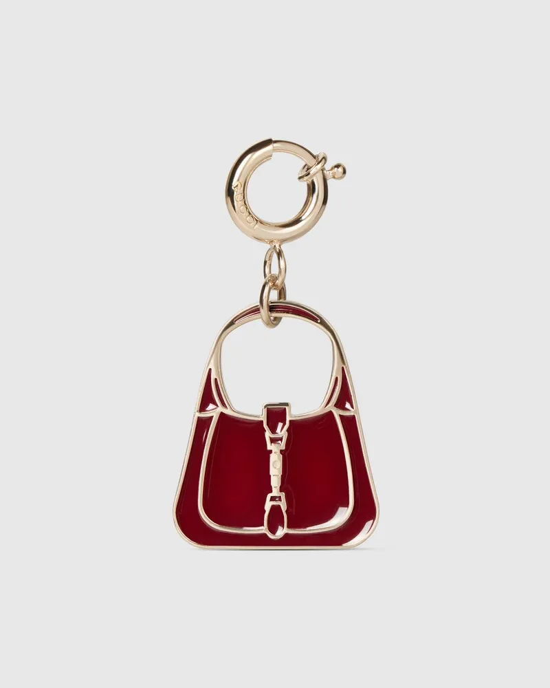 Gucci Jackie 1961 Taschenanhänger Bordeauxrot