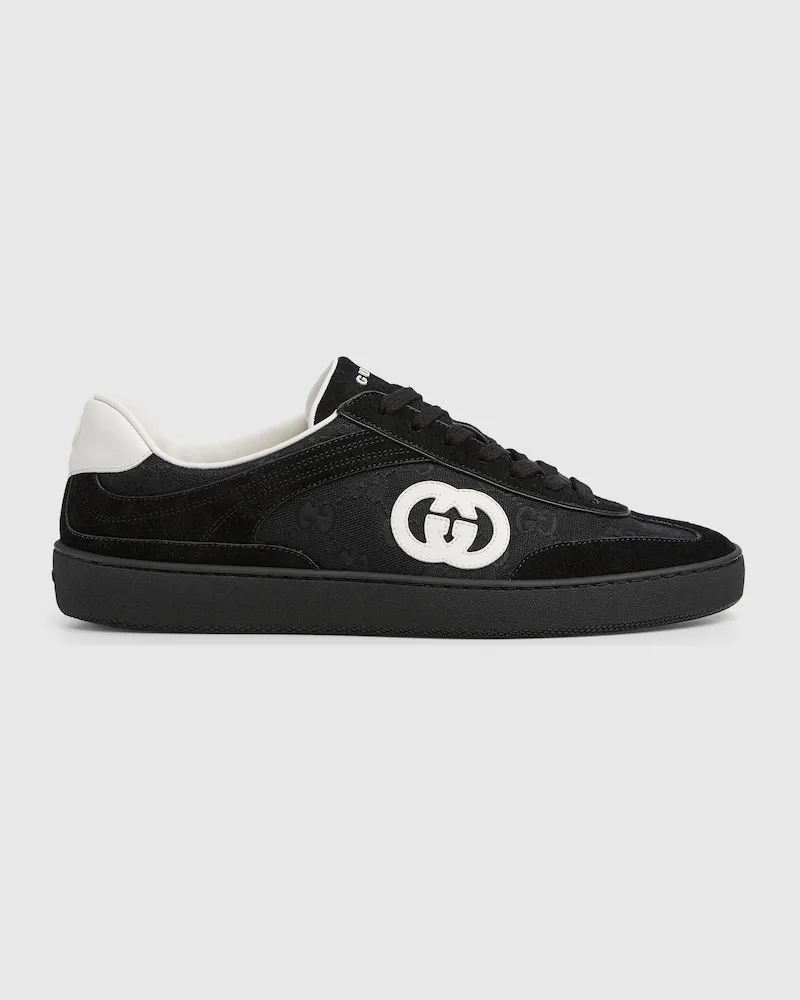 Gucci G75 Herrensneaker, Größe Schwarz