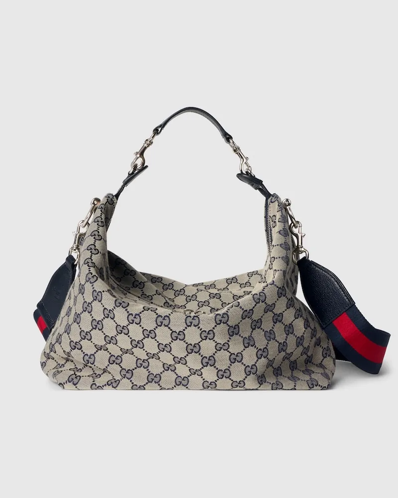 Gucci Mittelgroße Brera Umhängetasche Blau