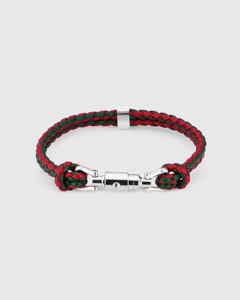 Gucci Geflochtenes Armband mit Kolbendetail Undefined
