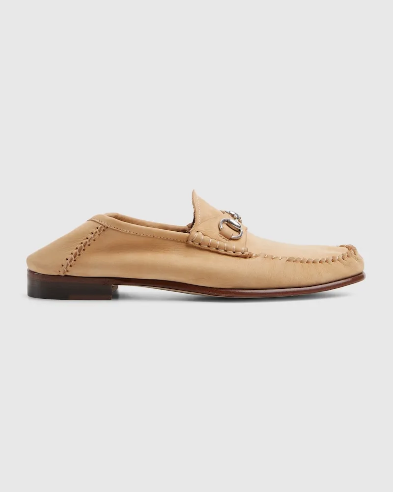 Gucci Gigi Damen-Mokassin, Größe Nude