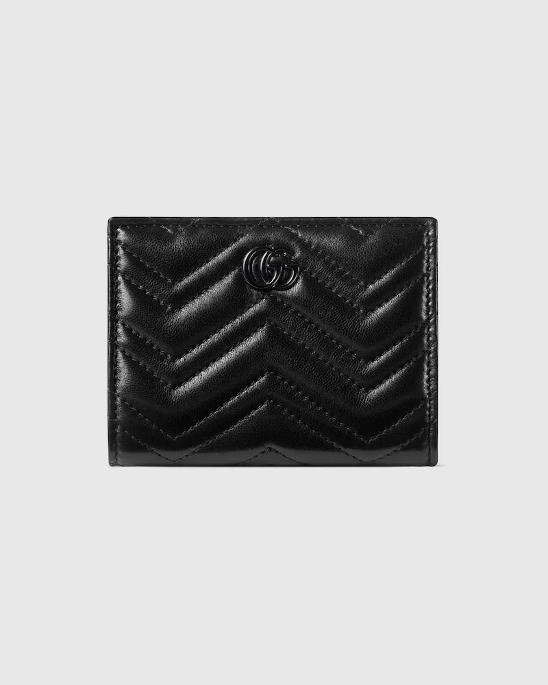 Gucci GG Marmont Brieftasche Schwarz