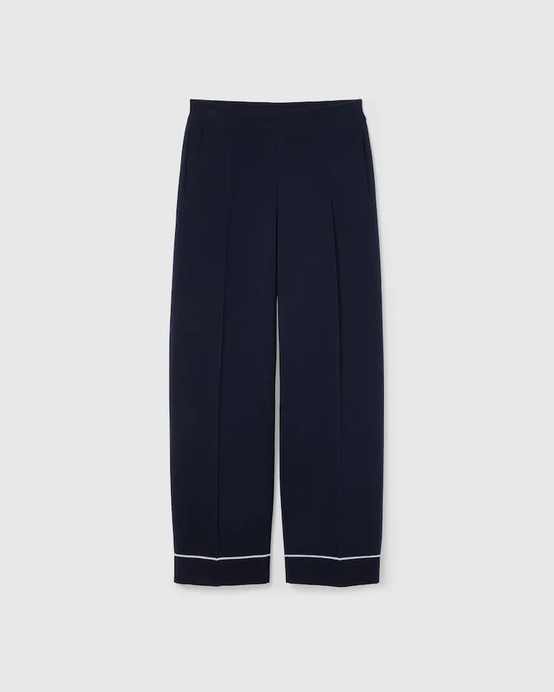Gucci Hose aus Feiner Wolle, Größe Blau