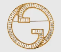 Blondie Brosche Mit Kristallen