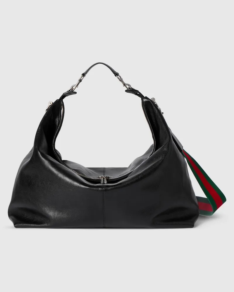Gucci Sac À Bandoulière Brera Grand Format Noir