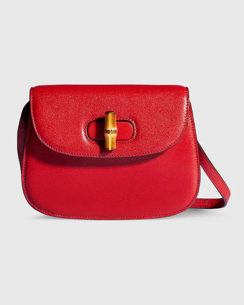 Gucci Bamboo Mini-Tasche Rot