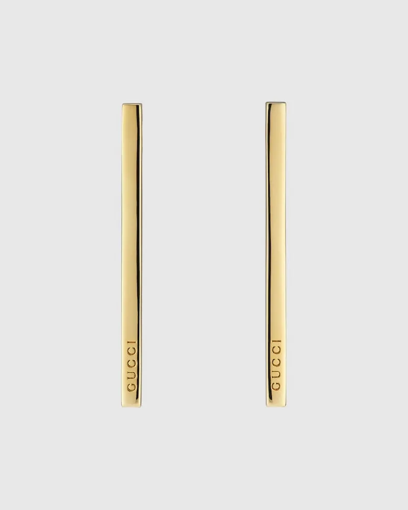 Gucci Lange Stabohrringe Goldfarbenes
