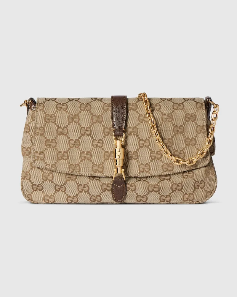 Gucci Mittelgroße Aperitivo Schultertasche Beige