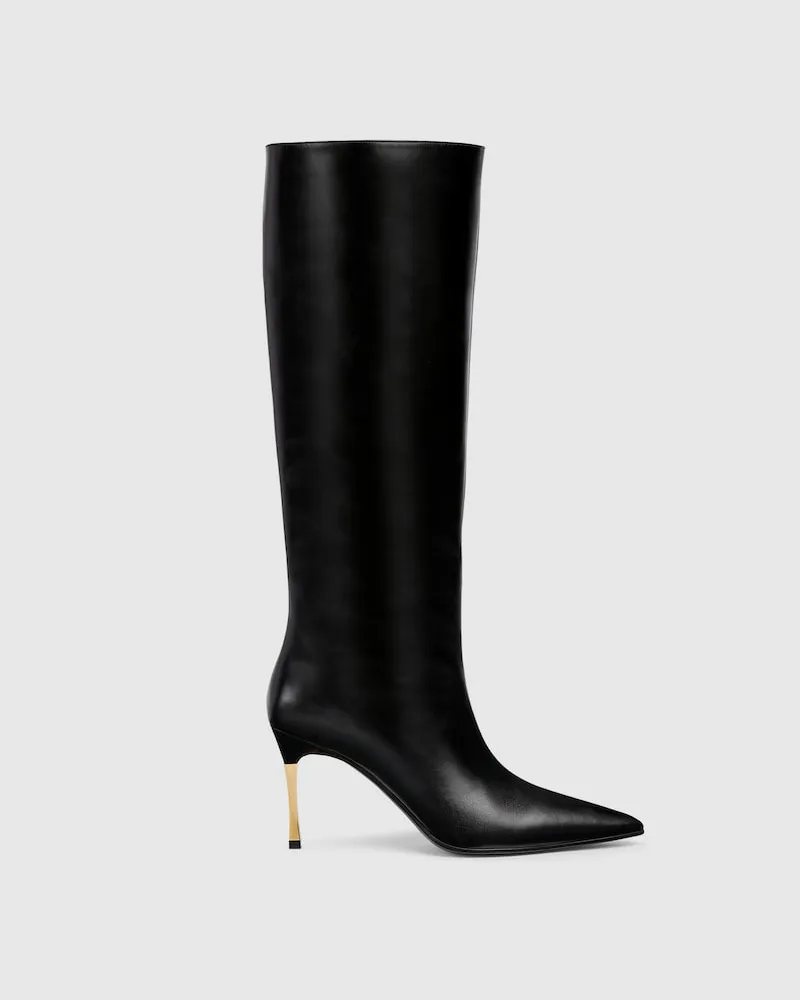 Gucci Damenstiefel Mit Sti­let­to­ab­satz, Größe Schwarz