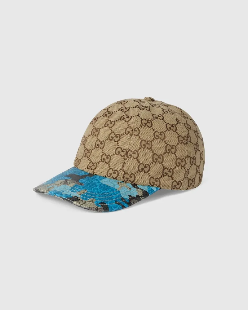 Gucci Baseballkappe aus GG Canvas, Größe Beige