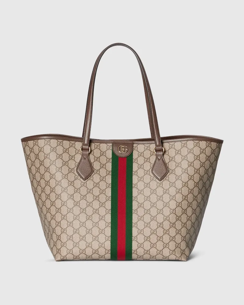 Gucci Großer Ophidia Shopper Beige