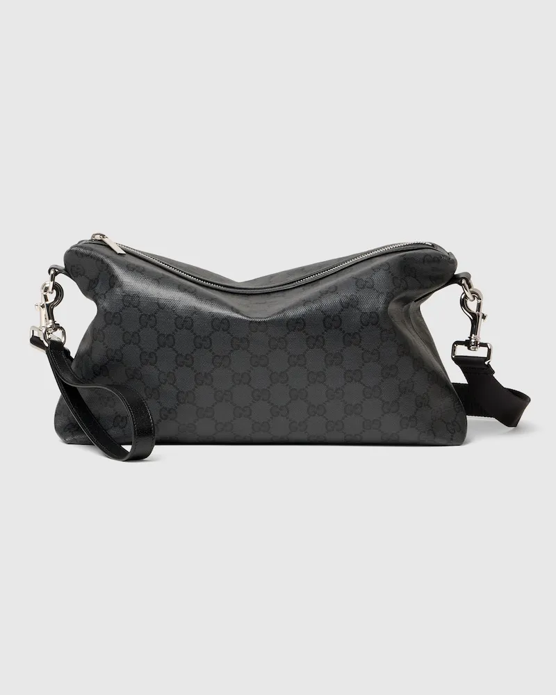 Gucci Mittelgroße Essence Classic Umhängetasche Schwarz