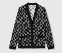 Wendbarer Cardigan aus GG Wolljacquard, Größe