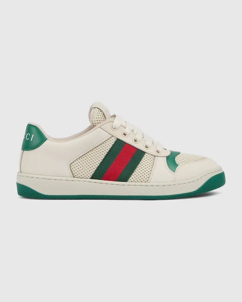 Gucci Screener Damensneaker, Größe Weiß