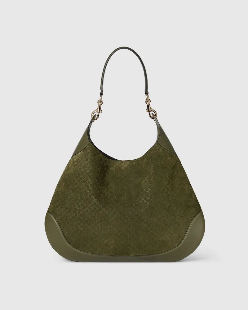 Gucci B Maxi-Schultertasche Grün