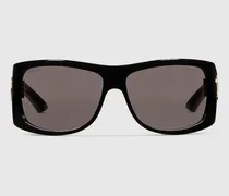 Sonnenbrille mit Eckigem Rahmen