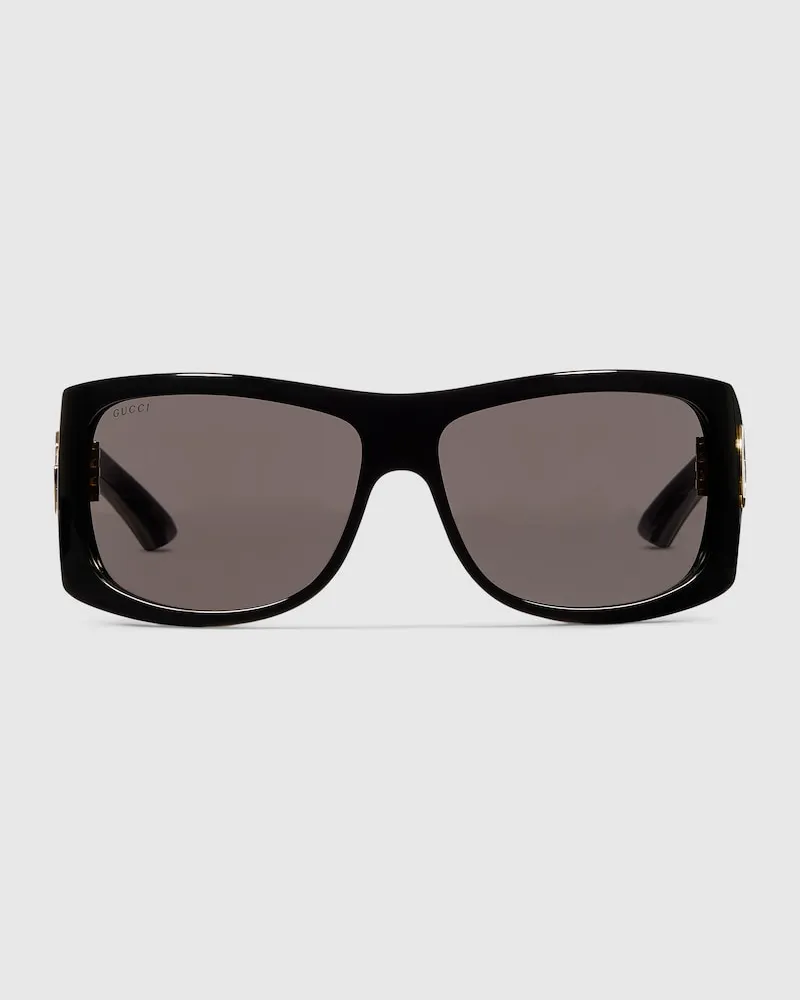 Gucci Sonnenbrille Mit Eckigem Rahmen Schwarz