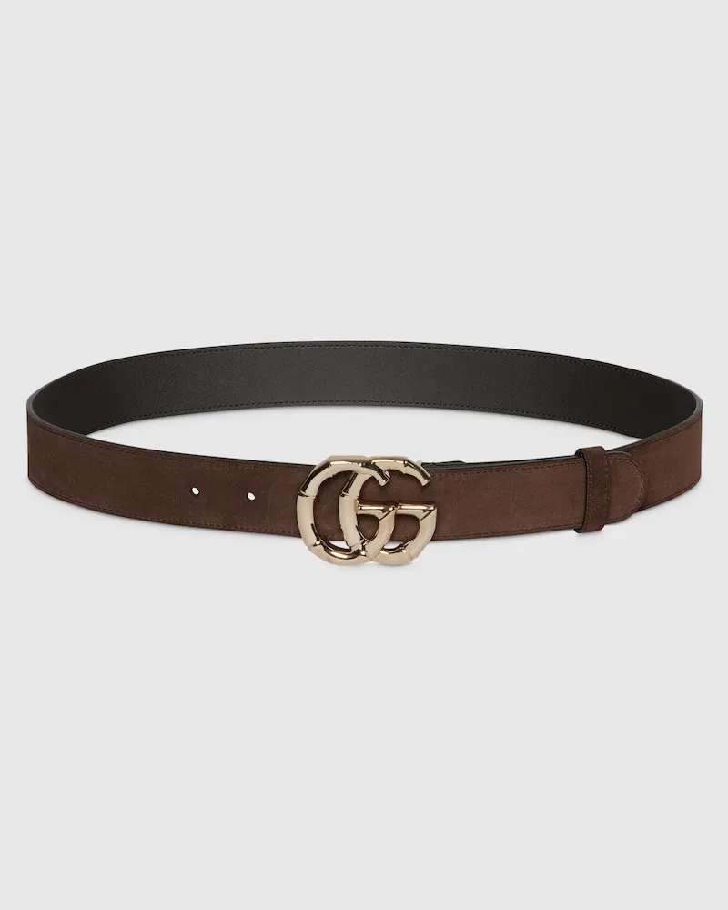 Gucci GG Marmont Gürtel, Größe 95 Braun